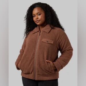 32 Degrees WOMEN'S TEDDY SHERPA JACKET - ACORN / XXL